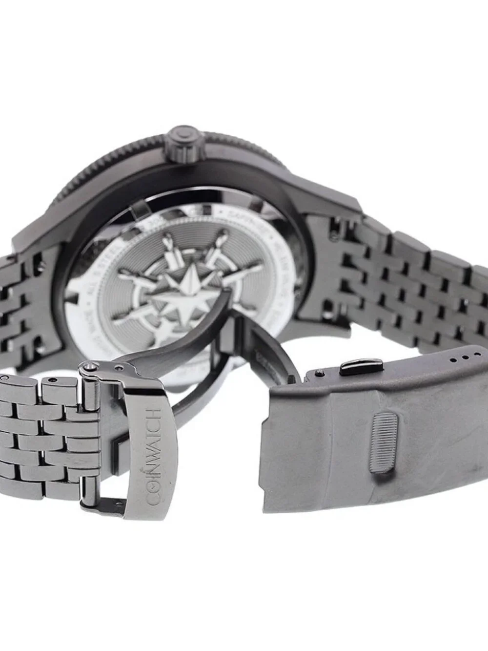 COINWATCH Medallion Navigator C208GG1 Date gray Dial Automatic Men's_967874